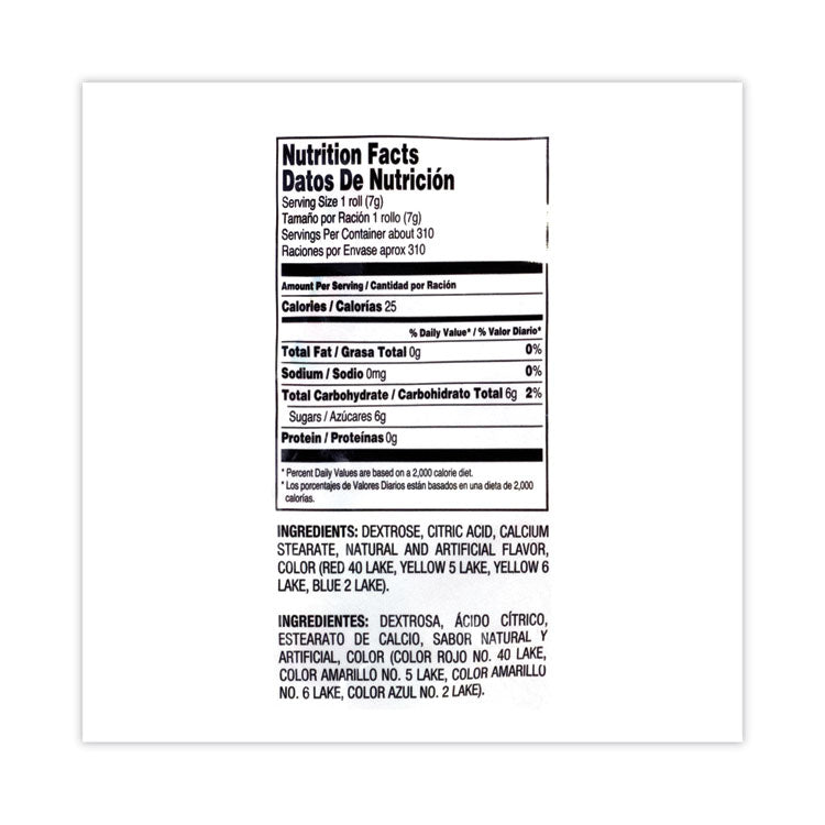 Smarties Candy Rolls, 5 lb Bag
