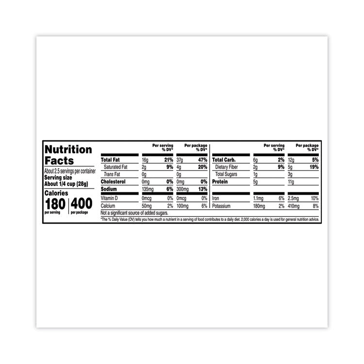 Deluxe Mixed Nuts, 2.25 oz Pouch, 8/Carton