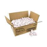 Iodized Salt Packet, 0.6 g Packet, 3,000/Carton