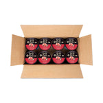 Nature's Hyper-Chilled Strawberries in White and Milk Chocolate, 5 oz Cup, 8/Carton