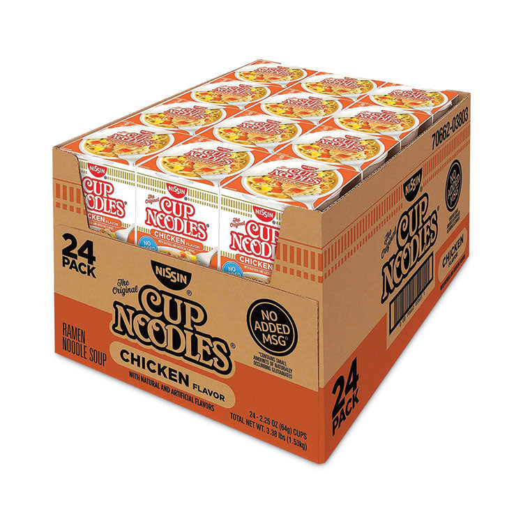 Cup Noodles, Chicken, 2.25 oz Cup, 24 Cups/Carton