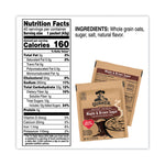 Instant Oatmeal, Maple and Brown Sugar, 1.51 oz Packet, 40/Carton