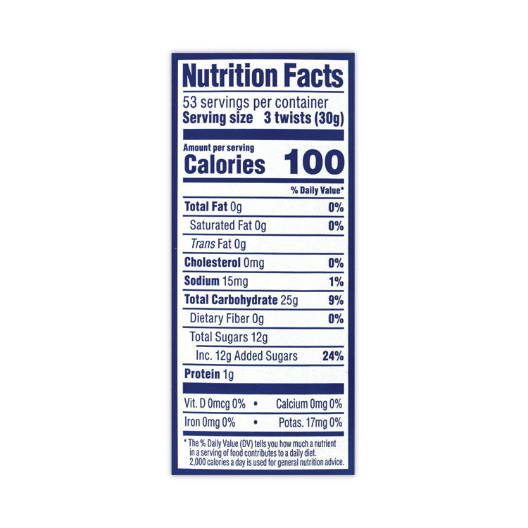 Original Red Twists, 3.5 lb Tub