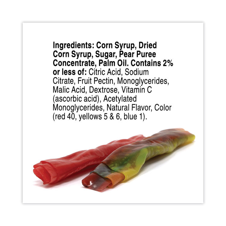 Fruit Roll-Ups Fruit Snacks, Strawberry and Tropical Tie-Dye Flavors, 0.5 oz, 72 Pouches/Carton