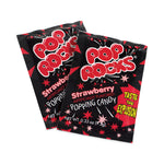 Sugar Candy,Strawberry, 0.33 oz Pouches, 24/Carton
