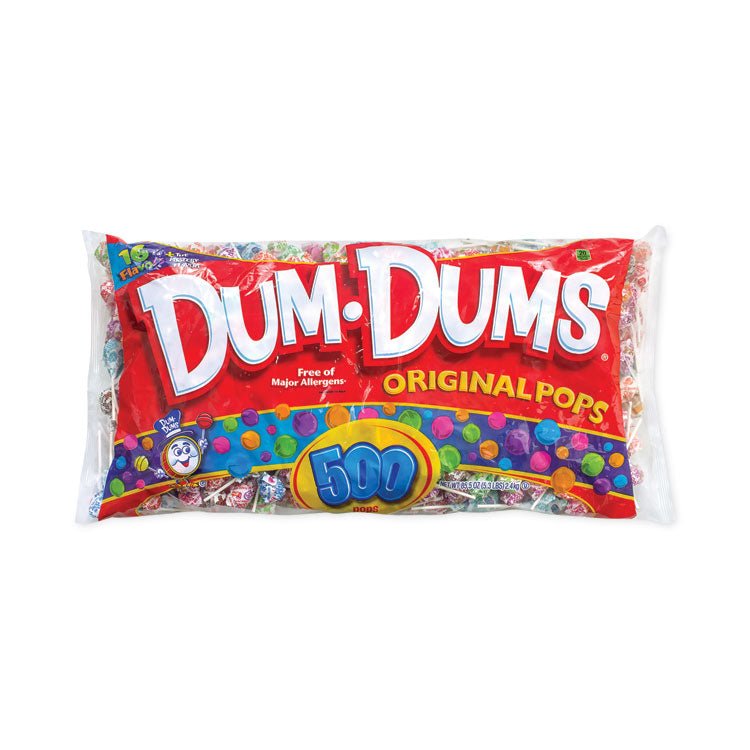 Dum-Dum-Pops, 15 Assorted Flavors, 500 Pieces/Bag