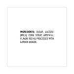Sugar Candy,Strawberry, 0.33 oz Pouches, 24/Carton