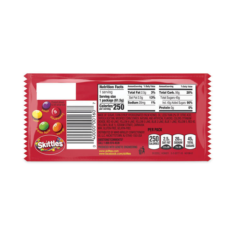 Chewy Candy, Original, 2.17 oz Bag, 36 Bags/Carton