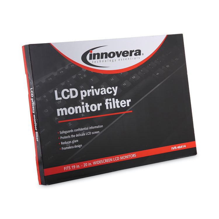 Premium Antiglare Blur Privacy Monitor Filter for 19" to 20" Widescreen Flat Panel Monitor, 16:10 Aspect Ratio