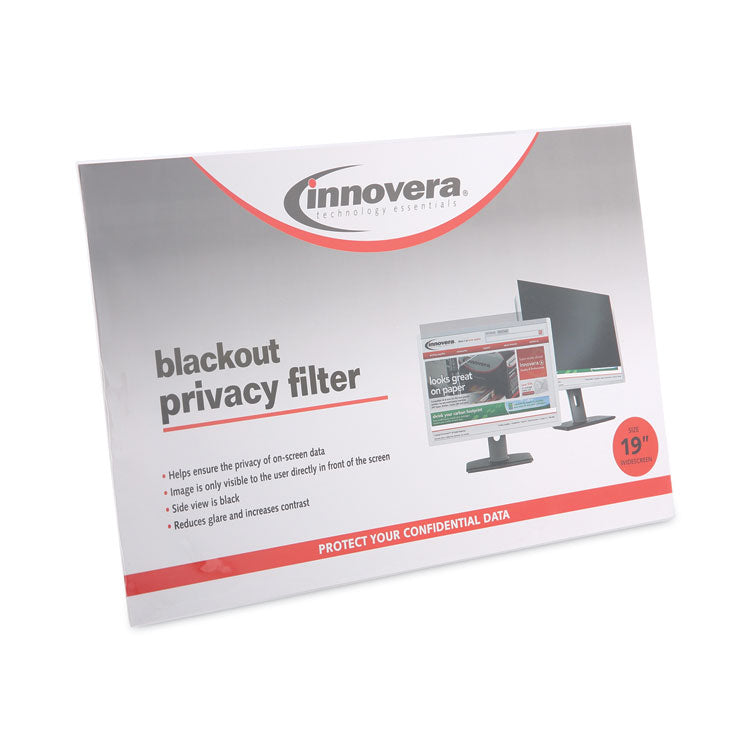 Blackout Privacy Filter for 19" Widescreen Flat Panel Monitor, 16:10 Aspect Ratio