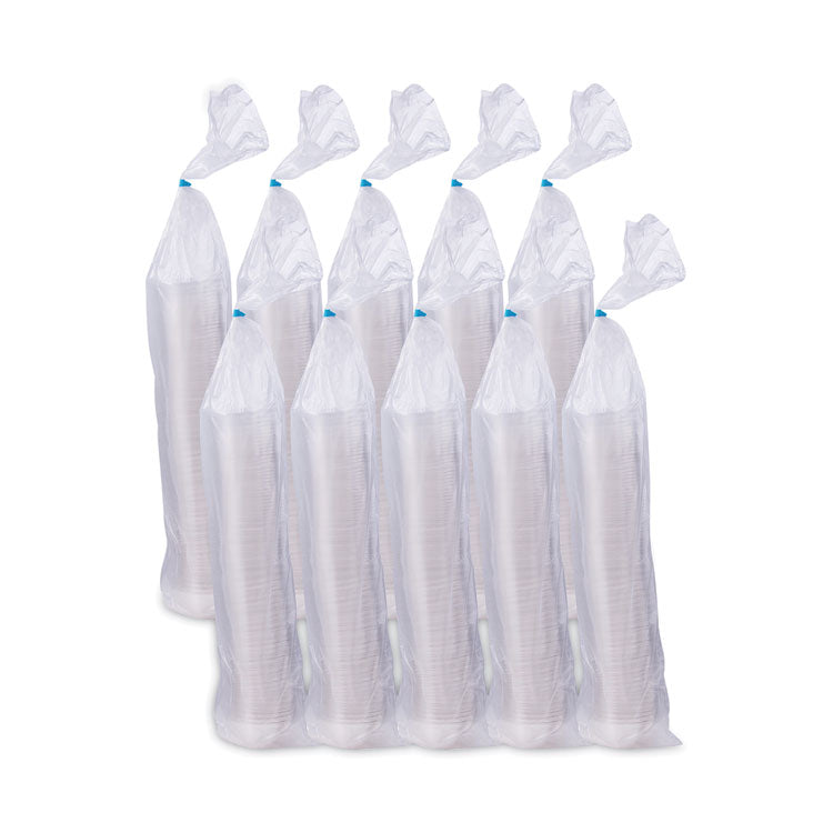 Single Compartment Cup Insert, 3.5 oz, Plastic, Clear, 1,000/Carton