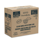 PresentaBowls Bowl/Lid Combo-Paks, 16 oz, 5.38" Diameter x 2.6" h, Clear, Plastic, 63/Pack, 4 Pack/Carton