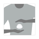 Open-Top Dome Lid, With 1.9" dia Hole, Fits 9 oz to 22 oz Cold Cups, Plastic, Clear, 1,000/Carton