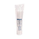 Non-Vented Cup Lids, Fits 12 oz Cold Cups, Plastic, Clear, 2,500/Carton