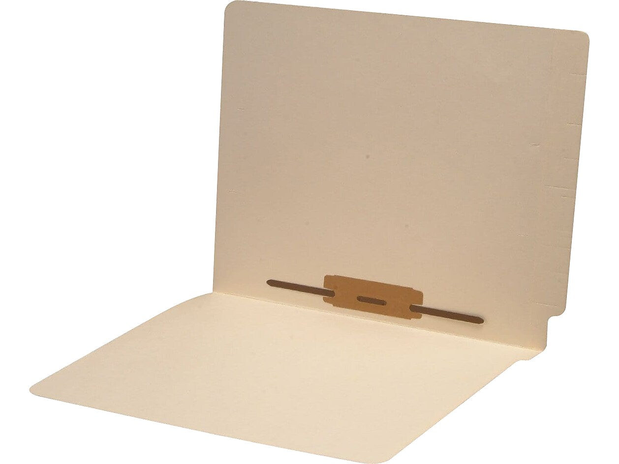Medical Arts Press Reinforced End Tab File Folder, Straight Cut, Letter-Size, Manila, 50/Box (S-09119)