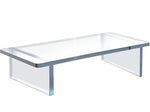 Azar Deluxe 22"W Riser, Clear, Each (515376)