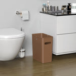 iTouchless SlimGiant Polypropylene Trash Can with no Lid, Toffee Brown, 4.2 gal., 6/Pack (SG105Nx6)