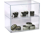 Azar 14"W Open Countertop Display Case, Clear, Each (255655)