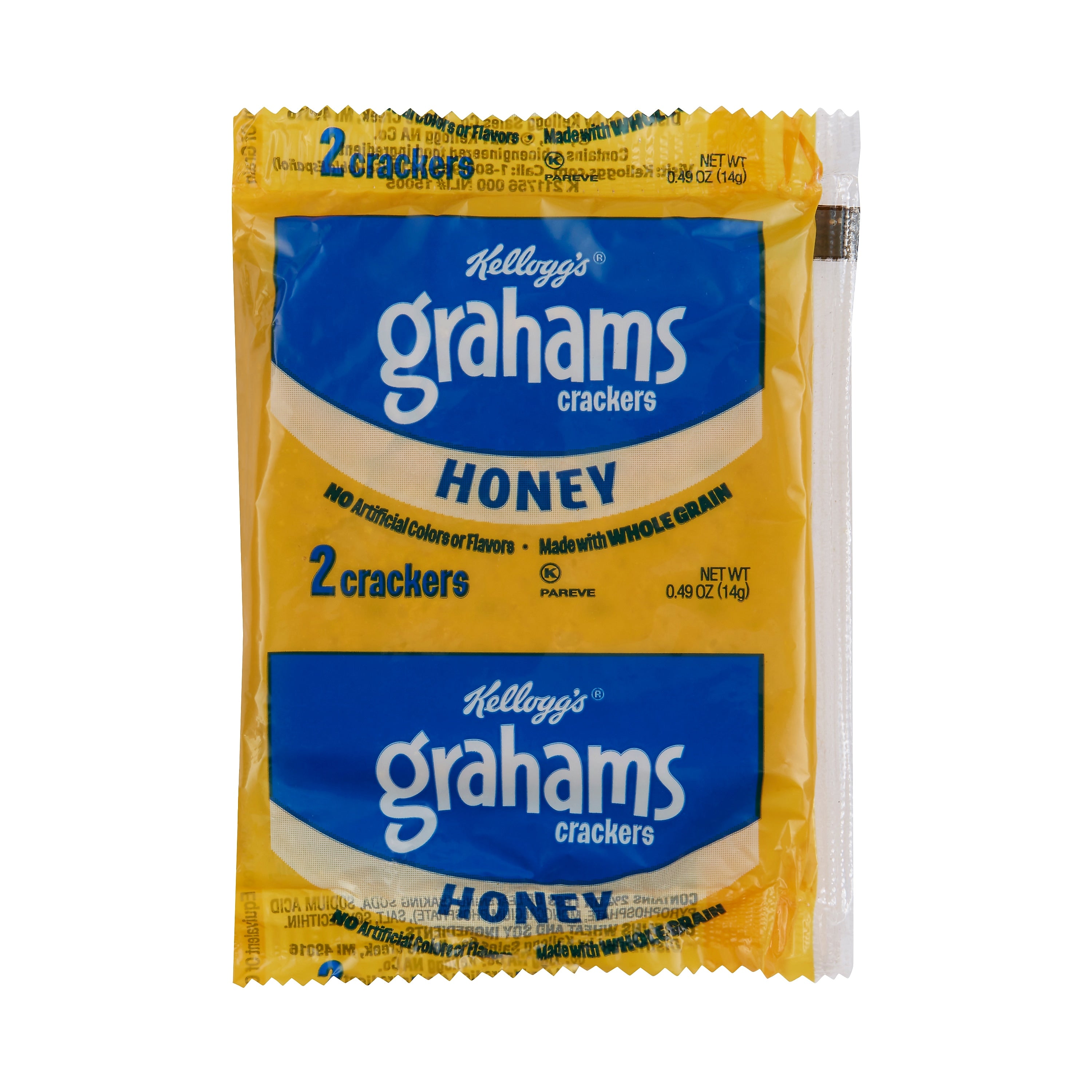 Kellogg's Honey Graham Crackers, .49 oz., 200/Carton (802690)