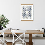 Amanti Art Navy Geo III by Aimee Wilson Framed Canvas Wall Art Print, 18" x 24" (A42674833697)