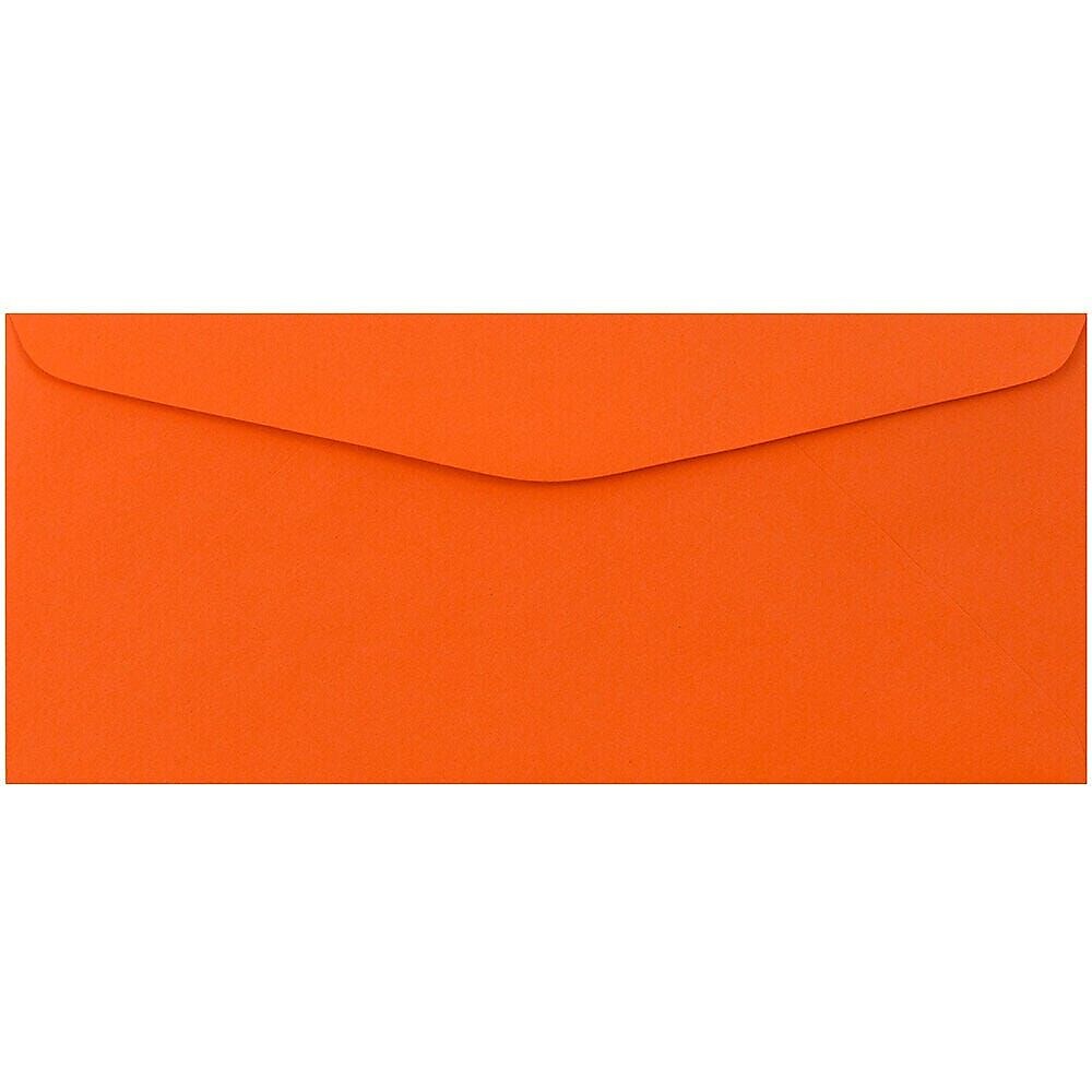 JAM Paper #9 Business Envelope, 3 7/8" x 8 7/8", Orange, 100/Pack (1532899D)