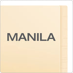 Pendaflex Recycled End Tab File Folder, Straight Cut, Left Position, Letter Size, Manila, 50/Box (H10U1)