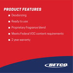 Betco Ocean Breeze RTU Deodorizer, Fresh, 32 oz., 12/Carton (BET2351200)