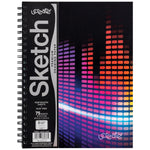 uCreate 9" x 12" Wire Bound Sketch Book, 75 Sheets/Book, 3 Books/Bundle (PAC38037-3)