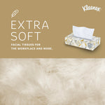 Kleenex Professional Standard Facial Tissue, 2-Ply, White, 125 Sheets/Box, 12 Boxes/Carton (03076)