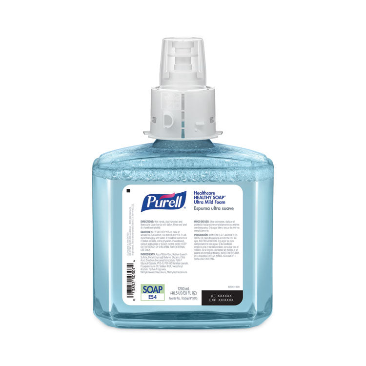 Healthcare HEALTHY SOAP Ultramild Foam Refill, For ES4 Dispensers, Clean and Fresh Scent, 1,200 mL, 2/Carton