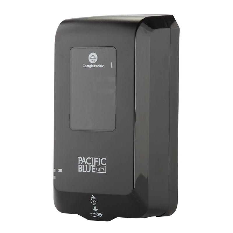 Pacific Blue Ultra Automatic Wall Mounted Hand Soap/Sanitizer Dispenser, Black (53590)