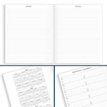 2026 AT-A-GLANCE Executive 11" x 9" Monthly Padfolio Refill, White/Black (70-909-10-26)