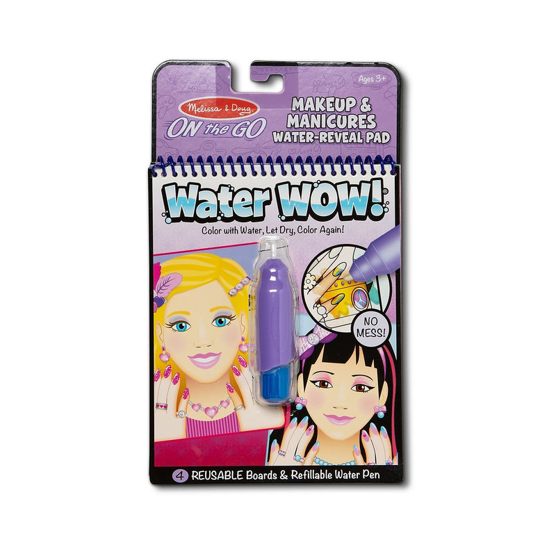 Melissa & Doug On the Go Water Wow! Reusable Water-Reveal Pad, 48/Pack (9416))