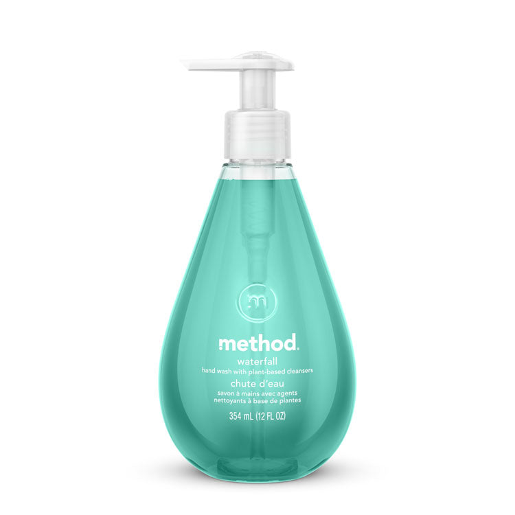 Gel Hand Wash, Waterfall Scent, 12 oz
