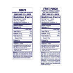 Fruit Juice Variety Pack, Fruit Punch, Grape, and Orange Pineapple, 10 oz Bottles, 24/Carton