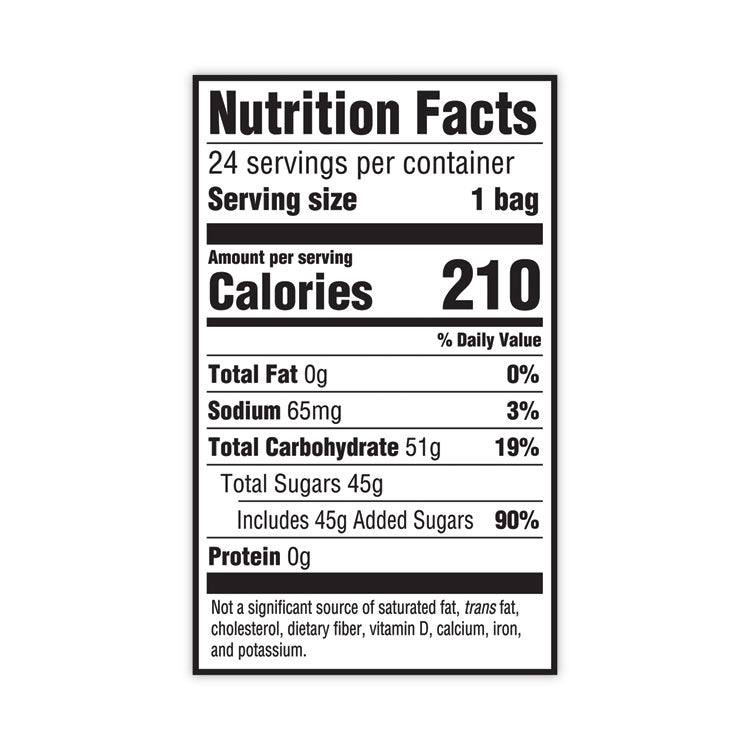 Chewy Candy, Watermelon, 2 oz Bags, 24/Carton
