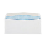 Double Window Security-Tinted Check Envelope, #8 5/8, Commercial Flap, Gummed Closure, 3.63 X 8.63, White, 1,000/box