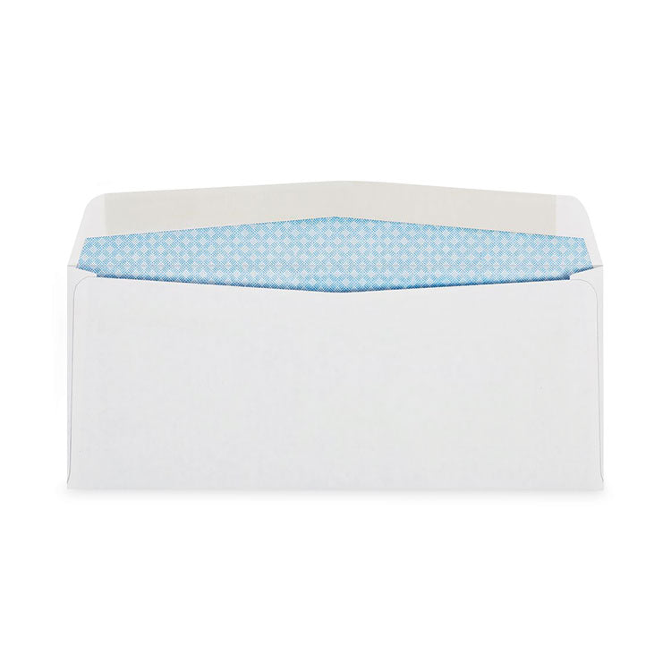 Double Window Security-Tinted Check Envelope, #8 5/8, Commercial Flap, Gummed Closure, 3.63 X 8.63, White, 1,000/box