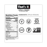Nutrition Bar, Gluten Free Apple and Mango Fruit, 1.2 oz Bar, 12/Carton
