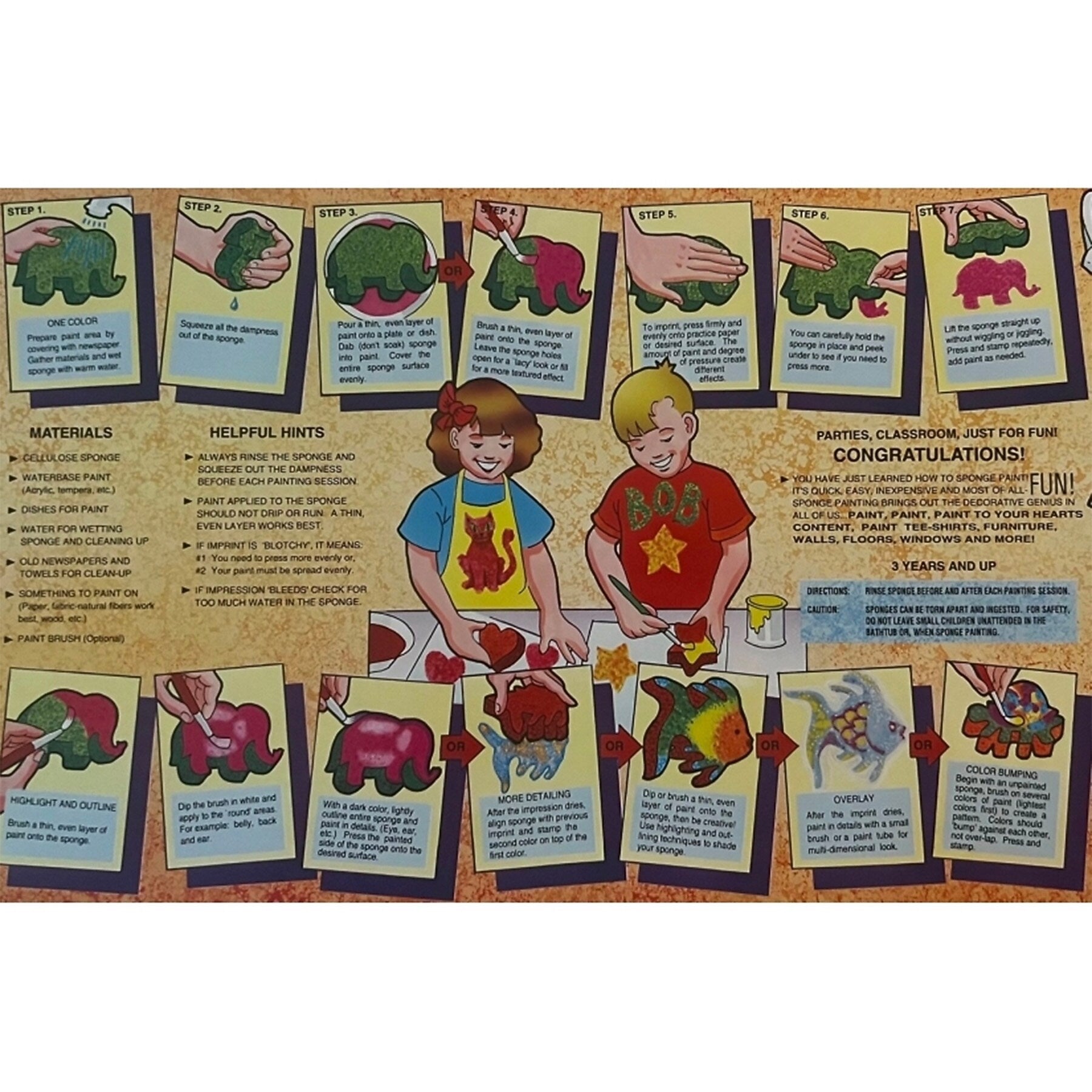 Captain Creative Super Sponges, Uppercase Alphabet, 2", Assorted Colors, 26/Set (APISS18002)