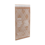 Curbside Recyclable Padded Mailer, #6, Bubble Cushion, Self-Adhesive Closure, 13.75 x 20, Natural Kraft, 50/Carton