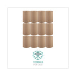 Hardwound Roll Towels, 1-Ply, 8" x 350 ft, Natural, 12 Rolls/Carton
