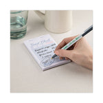 ReVolution Clic Stic Ballpoint Pen, Retractable, Medium 1 mm, Black Ink, Translucent Frost/Black Barrel, 48/Pack