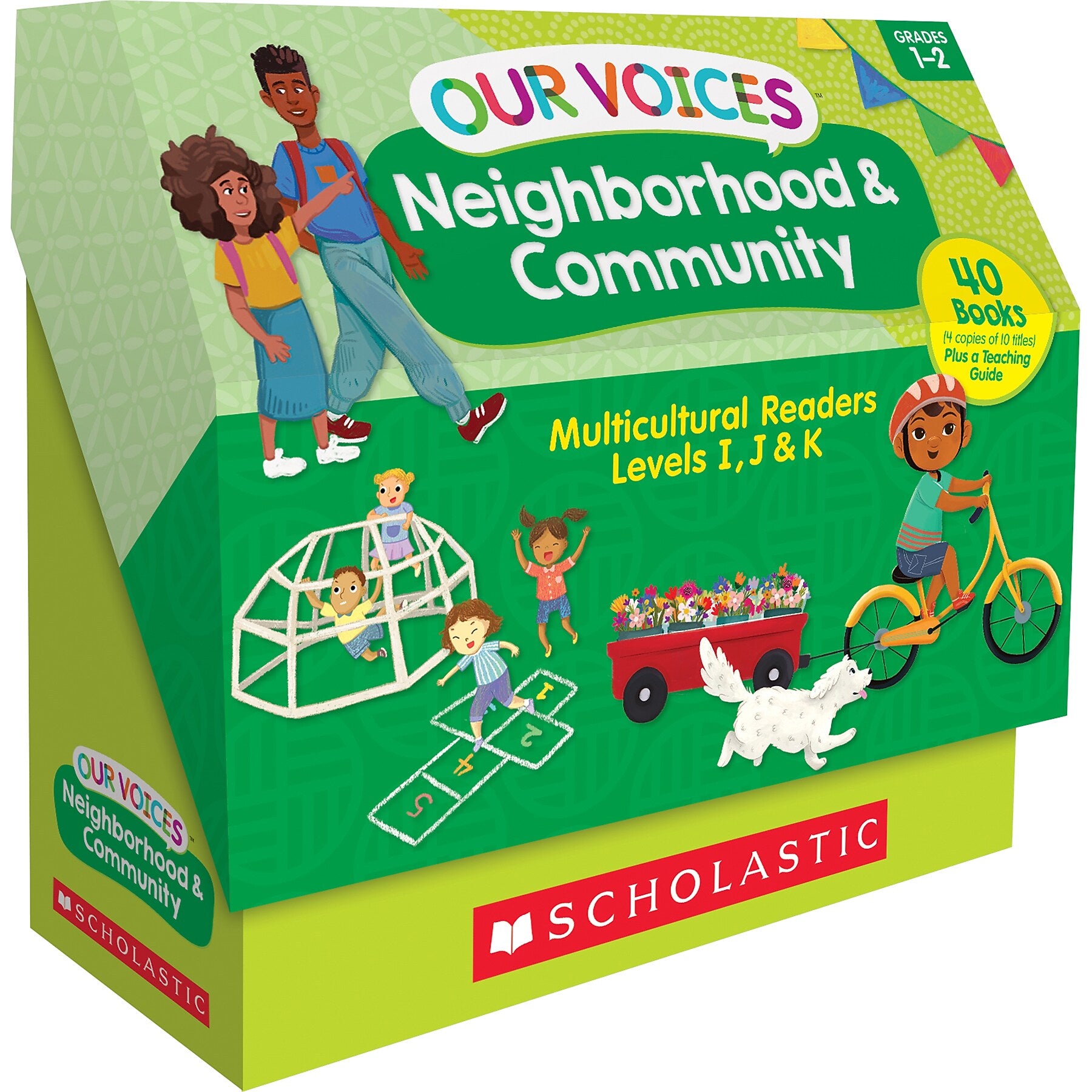 Scholastic Teaching Solutions Our Voices: Neighborhood & Community Multicultural Readers, 10 Books/Set (SC-9781338837216)
