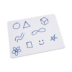 Lap/Learning Dry-Erase Board, 11.75" x 8.75", White Surface, 6/Pack