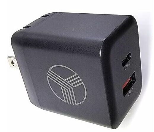 Treblab USB-A/USB-C Wall Charger for Multiple Brands, 35W, Black (CHR-35)