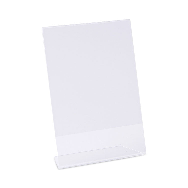Clear L-Style Freestanding Frame, 5 X 7 Insert, 3/pack
