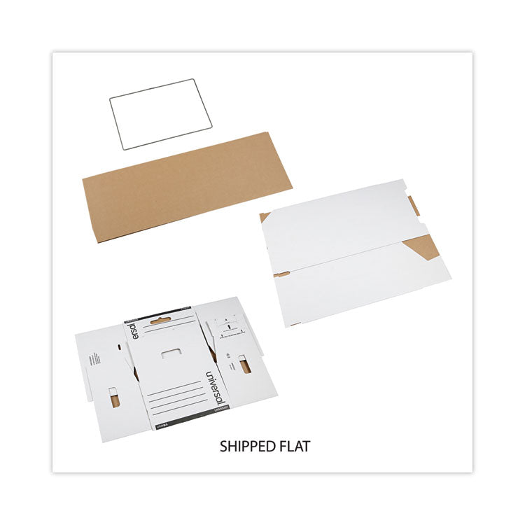 Heavy-Duty Storage Drawers, Legal Files, 17.25" X 25.5" X 11.5", White, 6/carton