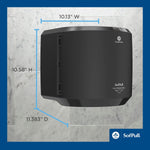 SofPull Centerpull Paper Towel Dispenser, Black (58201B)