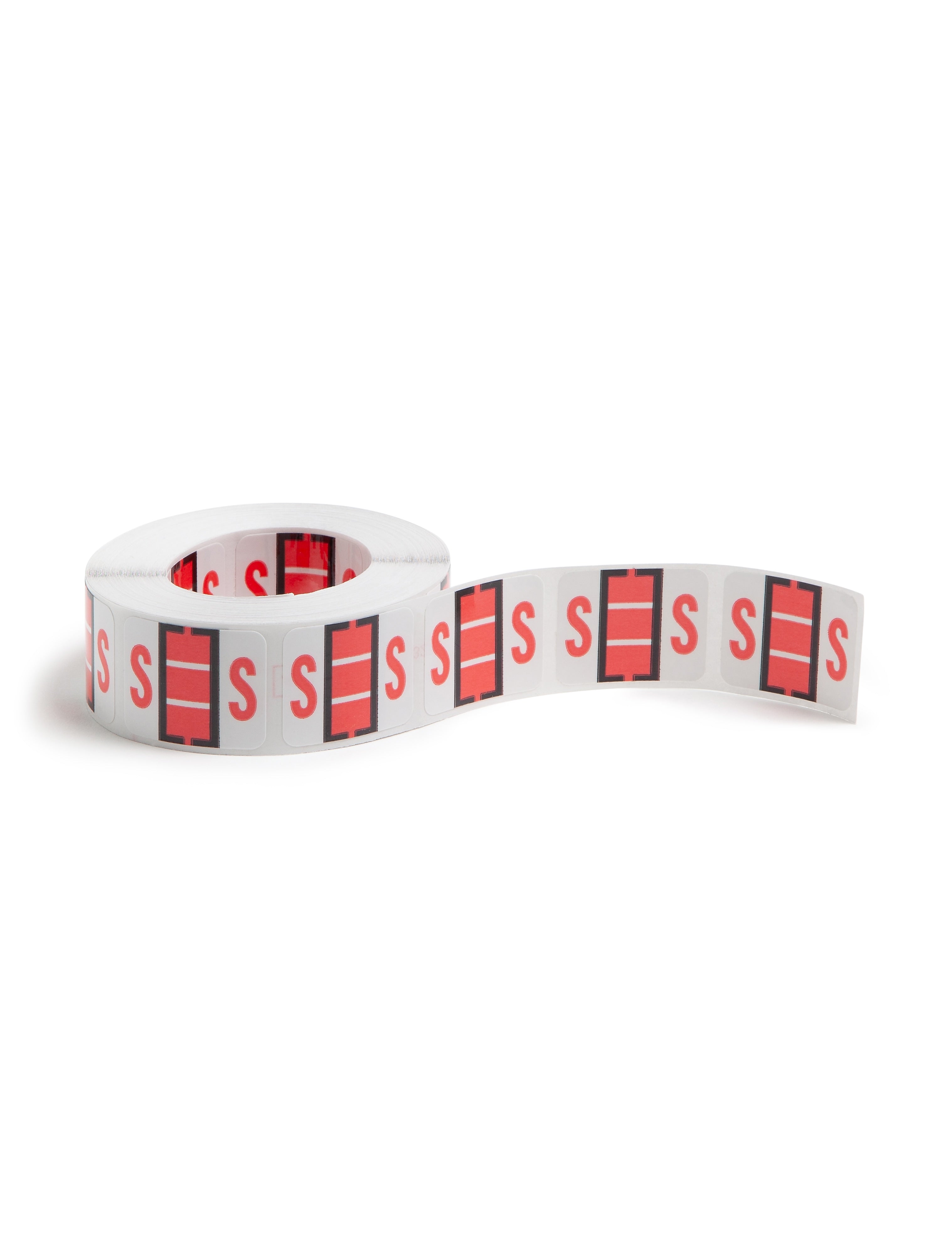Smead BCCR Color Coded Alphabetic Labels, S, Pink, 500/Roll (67089)